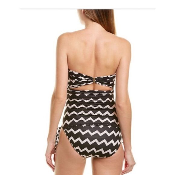 Stella McCartney Drawstring Tunnels One Piece Bathing Suit - Picture 2 of 4